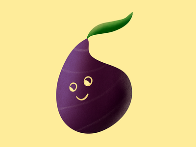 Eggplant - Digital illustration using Procreate