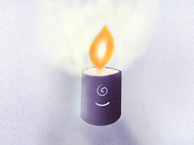Candle Lamp digital art illustration