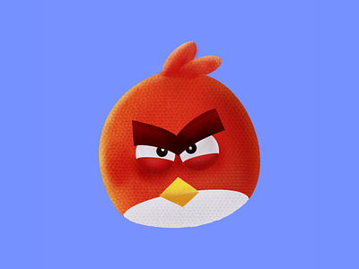 Angry bird illustration | Art angry bird art artist digital art illustration illustrator procreate