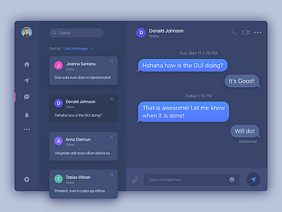 Direct Messaging art dailyui design dribbble illustration ui ux