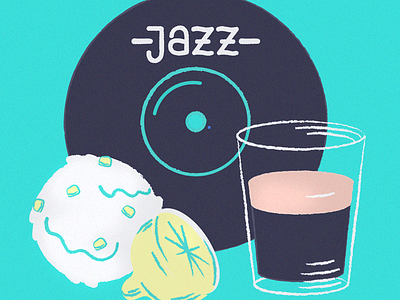Real Jam. Tast #One coffee illustration jazz lemon old sherbet