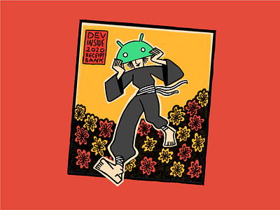 Android ninja android ninja receipt bank sticker