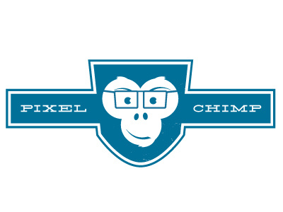 Pixel Chimp Logo agency chimp design logo mobile monkey pixels responsive web web design