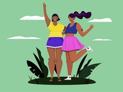 Smiling Girl Designs Themes Templates And Downloadable Graphic Elements On Dribbble