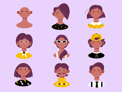 personage boy boys character character design character illustration color cute face faces girl illustration illustration 2d illustrator people illustration people logo personage vector vector illustration