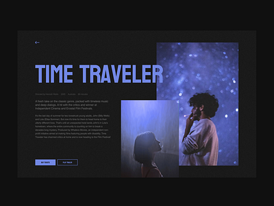 Time Traveler design desktop illustration ui ux
