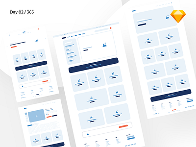 iComm - eCommerce Wireframe Kit | Day 82/365 - Project365