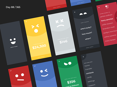 Emoji Banking - Fun Mobile App Concept | Day 88/365 - Project365