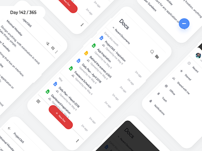 Google Docs - Material Redesign 2.0 | Day 142/365 - Project365