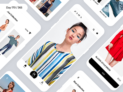 ZARA Mobile App - Redesign | Day 170/365 - Project365