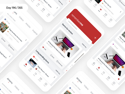 RememberMe - Social Bookmarking App | Day 196/365 - Project365