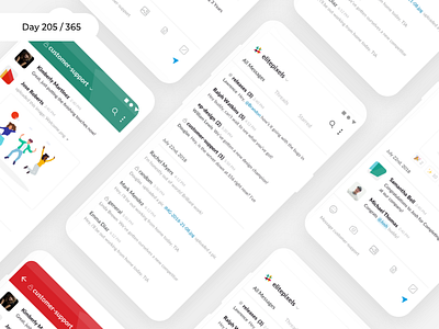 Slack Mobile App Redesign | Day 205/365 - Project365 concept project365 redesign redesign tuesday saas sketch slack. messaging teams