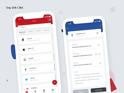 LastPass Mobile App Redesign Concept | Day 212/365 - Project365