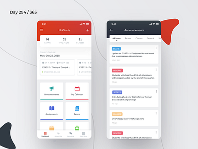 Students University App | Day 294/365 - Project365 by Kishore for ...