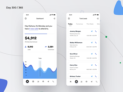 Leads Management Dashboard iOS | Day 300/365 - Project365