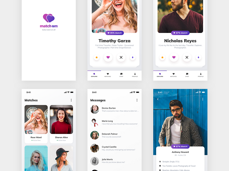 Dating App - Sketch Freebie | Day 334/365 - Project365 by Kishore on ...