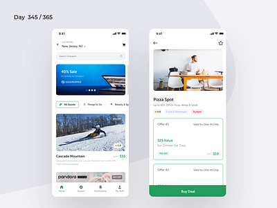 Groupon Mobile App Redesign | Day 345/365 - Project365
