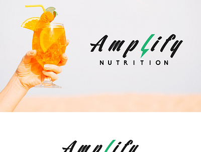Amplify Nutrition branding design graphic design logo logodesign minimalist logo modern logo nutrition