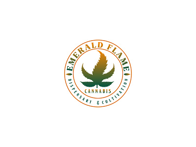 Cannabis logo branding cannabislogo classiclogo flamelogo graphic design hemp identity leaf logo logobranding logoicon logomark marijuana minimal symbol typo ui vintagelogo weed