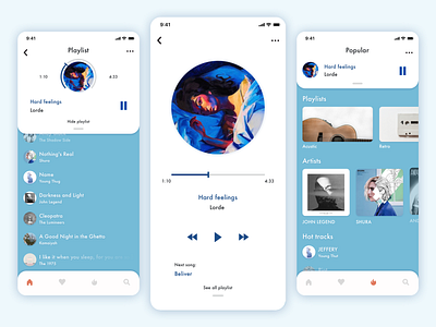 Music player app app design mobile mobile app mobile design music app ui ux ui design