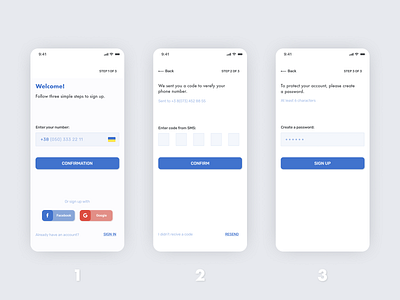 Sign up screens mobile design mobile ui registration sign up sign up screen sign up ui ui design ui ux