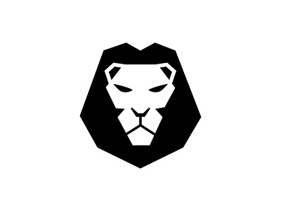 Negative Space Lion Concept