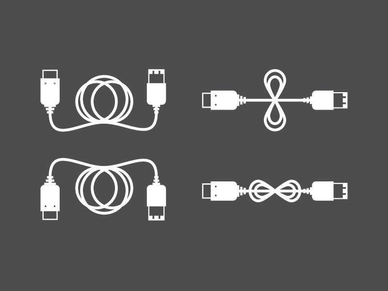 FireWire firewire cable illustration