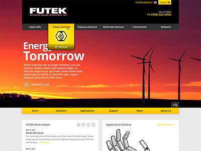 Energy for Tomorrow automation homepage website