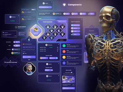 Gyde One. Skeleton of components