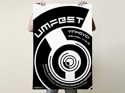 Umfest poster culture design festival poster prepress umfest urban