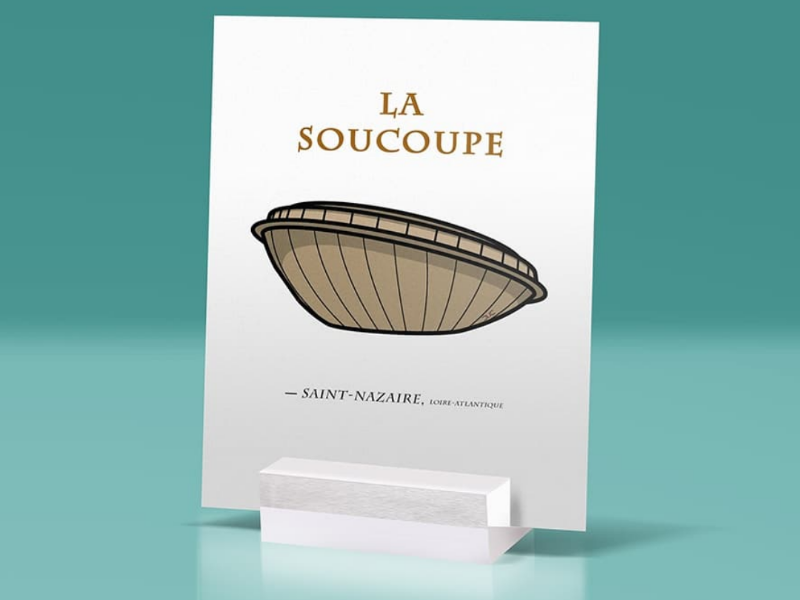 La soucoupe logo design graphism france