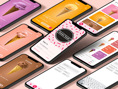 Sweet tooth- Ice Cream ordering app