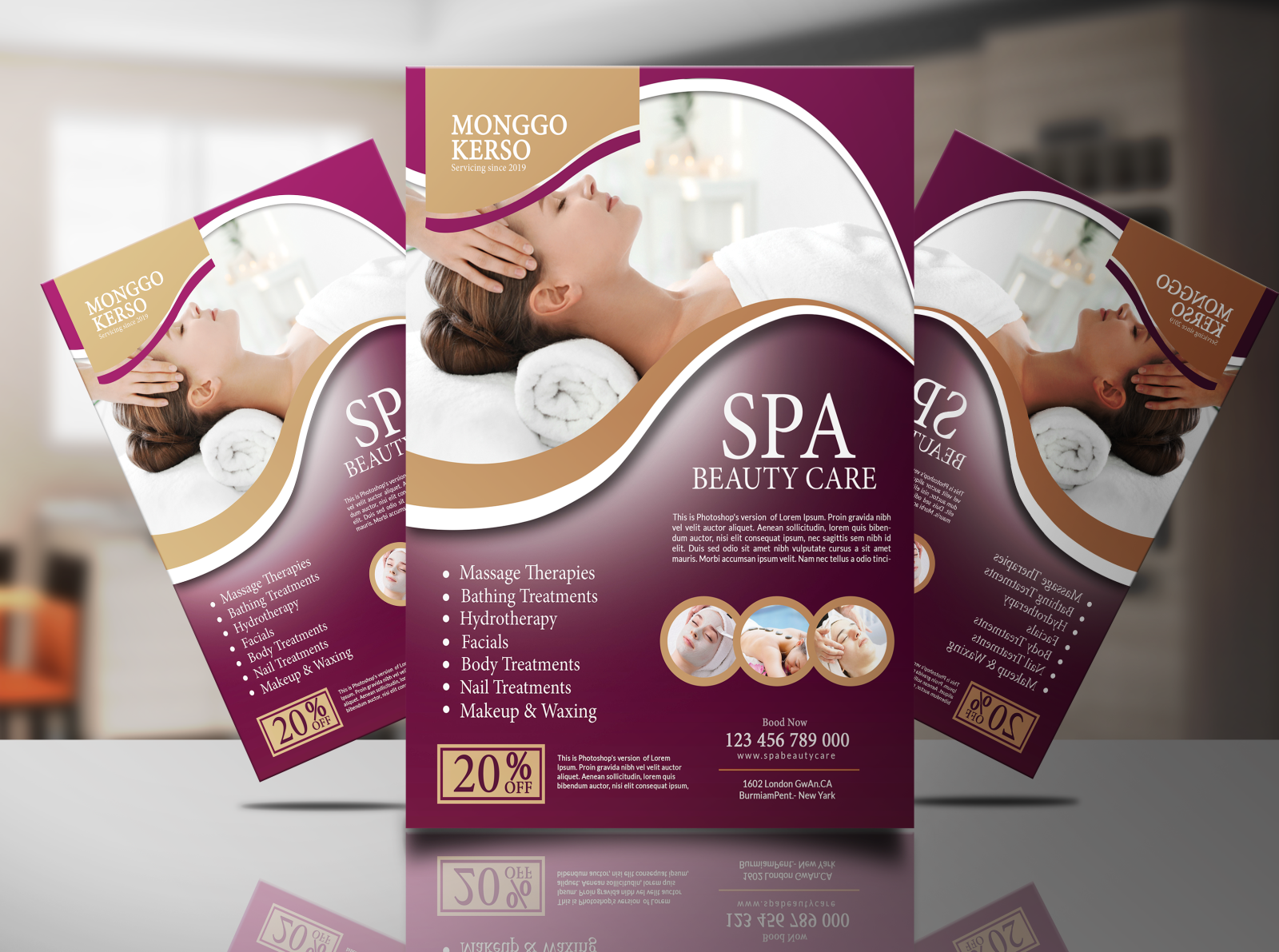 SPA Beauty Flyer Design By Eliyas Ali On Dribbble