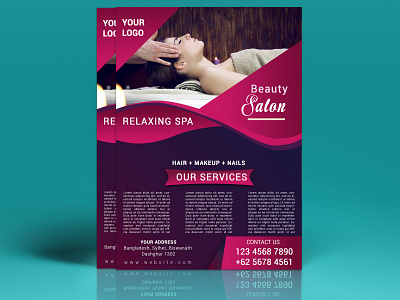 SPA Salon flyer Template