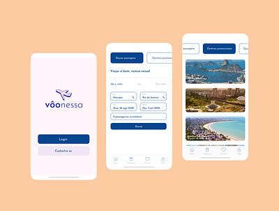 vôonessa travel app interface interfacedesign travel app ui