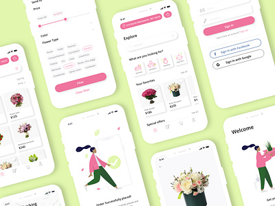 Flower delivery app