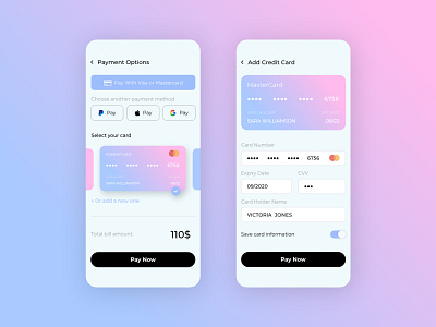 Daily UI 002. Credit Cart Checkout