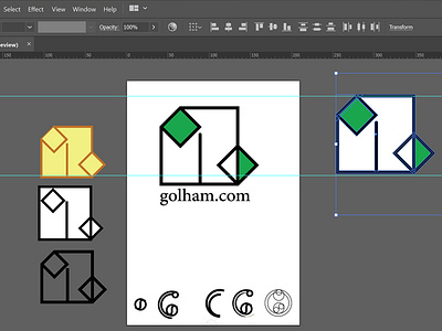 golham branding design designer graphic design illustration logo logodesign vector