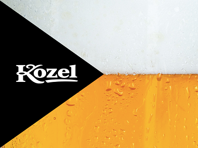 Velkopopovický Kozel beer graphics advertising design alcohol branding beer art beer branding beer design branding graphic design print