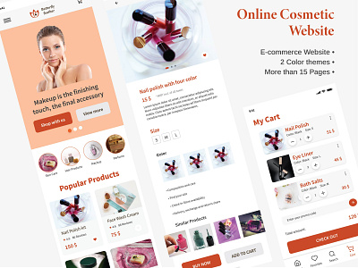 Butterfly Feathers E-commerce website e commerce website ui website design
