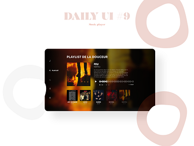 Daily UI #9 - Music Player