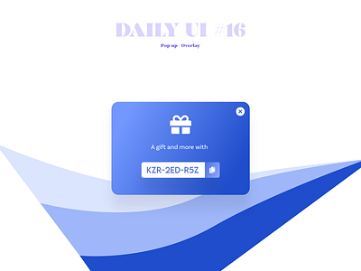 Daily UI # 16 - Pop Up / Overlay adobe illustrator adobe xd daily 100 challenge dailyui design overlay popup ui