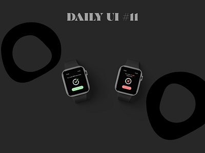 Daily UI #11 - Flash message adobe illustrator adobe xd app daily 100 challenge dailyui flash message watch