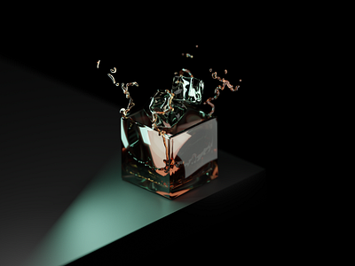 3D glass - Blender exploration