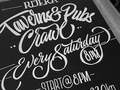 Chalk Lettering agency chalk chalk lettering custom lettering lettering letters script tourism tours typography