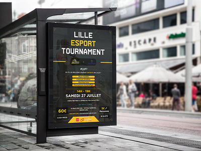 Lille Esport Tournament Poster branding design event event branding poster