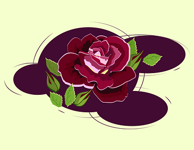 Rose adobeillustator art design flower illustration illustrator logo rose vector
