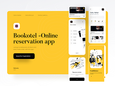 Restaurant reservation app app booking boro cards clean concept flat illustration interface ios menu minimal onboarding reservation restaurant ui ux web webui