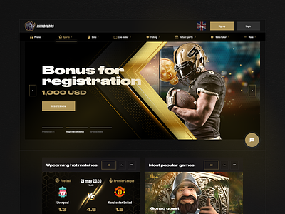 Casino Website designs, themes, templates and downloadable graphic elements  on Dribbble