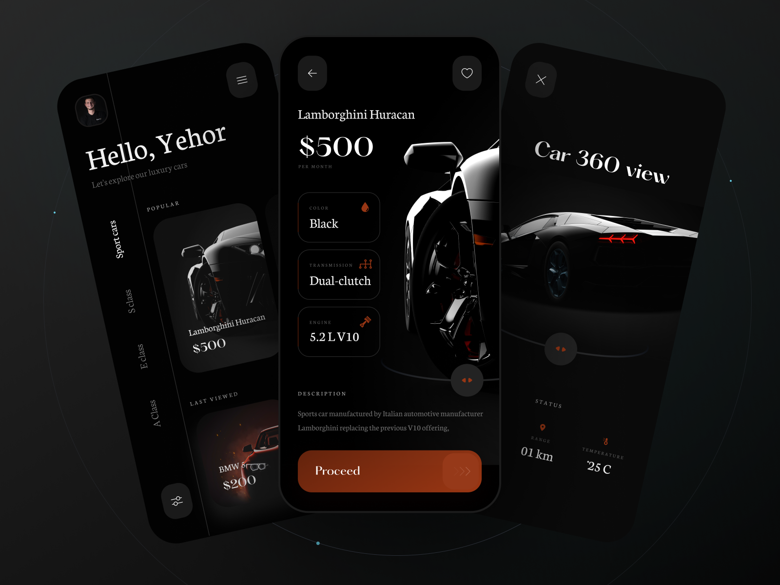 Rent Luxury Cars App by Yehor Haiduk 🇺🇦 for Ledo on Dribbble